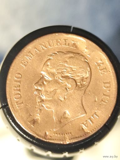 Италия 5 чентезимо 1861