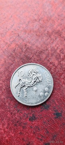 Словения 10 толар 2002