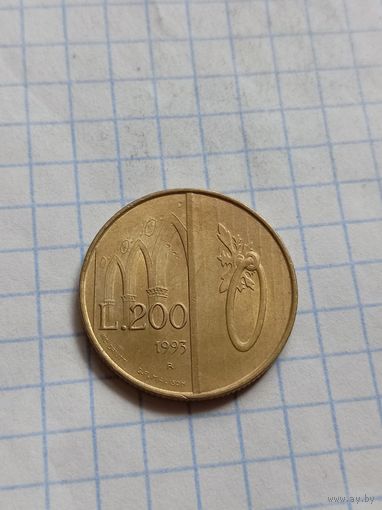 200 лир 1993 года