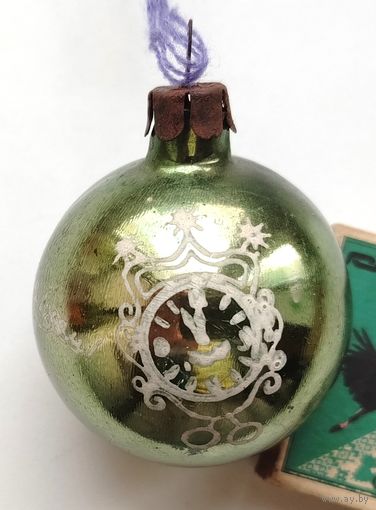 Ёлочная игрушка. Часы. С новым годом! К-46.