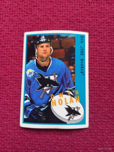 Наклейка НХЛ хоккей 97-98 номер 230 / NHL Hockey 97-98 230