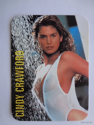 Календарик 2000 г. Синди Кроуфорд.