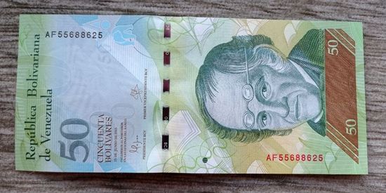 Werty71 Венесуэла 50 боливаров 2015 UNC банкнота