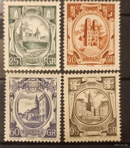 Польша. 1955г. Архитектура.
