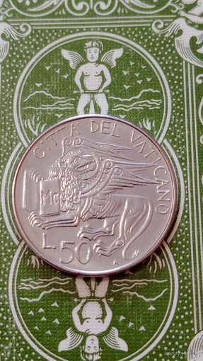 Ватикан 50 лир 1985