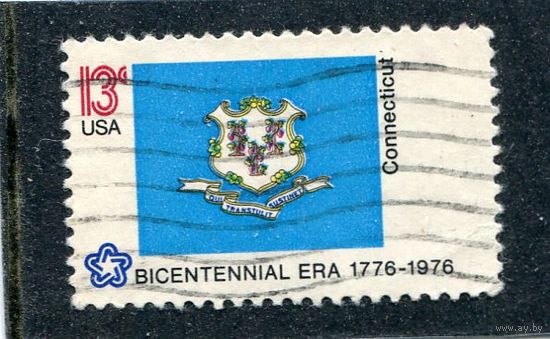 США. Флаг штата Коннектикут