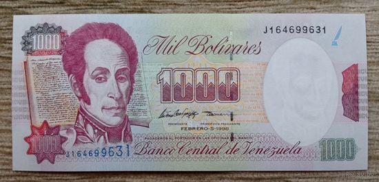 Werty71 Венесуэла 1000 боливаров 1998 UNC банкнота