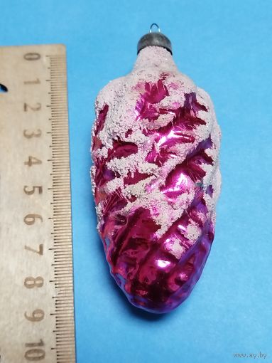 Ёлочная игрушка. Шишка. С рубля