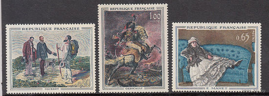 Живопись. Франция 1962. 2 марки. Michel N 1415-1417 (11,0 е).