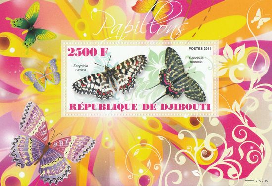 Джибути /Бабочки/ 2014г-6