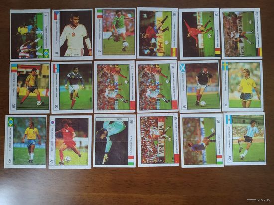 Вкладыши от жвачки CIN CIN Футбол Цена за лот 37шт