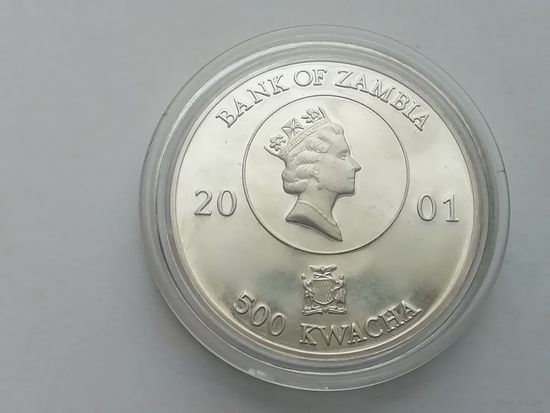 Замбия 500 кванза 2001г