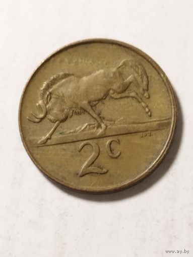 ЮАР 2 цента 1988