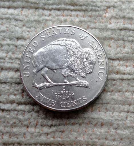 Werty71 США 5 центов 2005 Р 200 лет экспедиции Льюиса и Кларка - Бизон