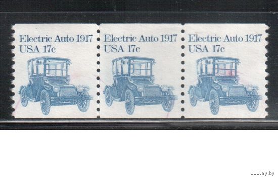 США-1981, (Мих.1492) , гаш., Стандарт, Автомобили,  (одиночка), 3 м (1)