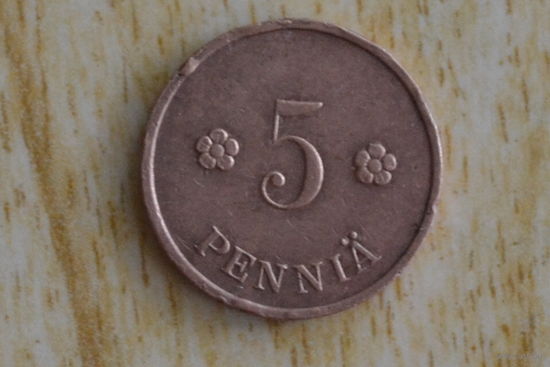 Финляндия 5 пенни 1939