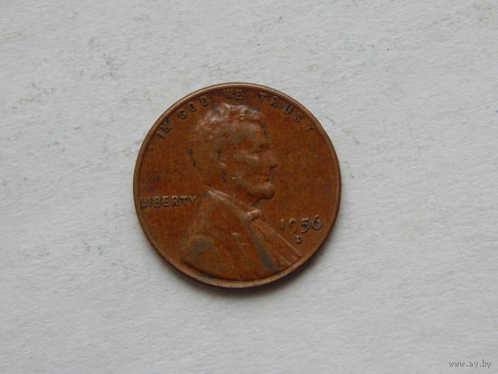 США 1 цент 1956г