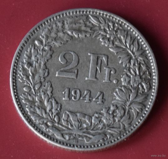 Швейцария 2 франка 1944