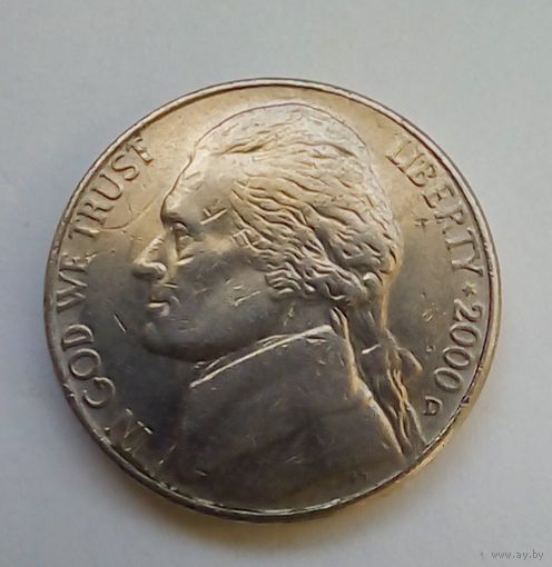 5 центов 2000 D США