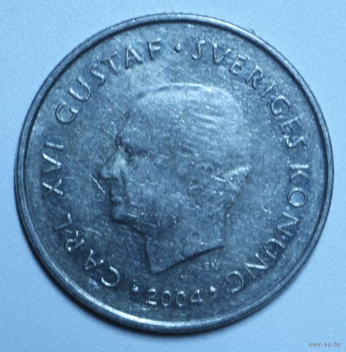 Швеция, 1 крона, 2004 год