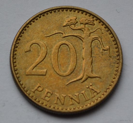 Финляндия, 20 пенни 1985 г.