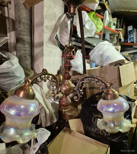 Люстра потолочная Ромашка Ивица На три  рожка.  Back to USSR