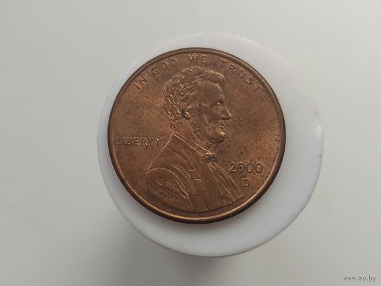 1 цент США 2000 года  буква D лот 7