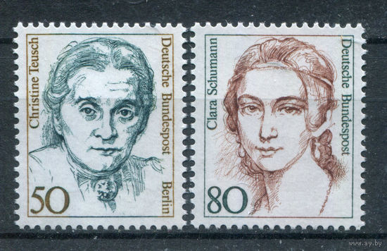 Берлин - 1986г. - Женщины в немецкой истории. Стандарты - полная серия, MNH [Mi 770-771] - 2 марки