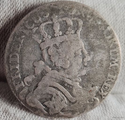 6 грошей 1757 года, Пруссия, С РУБЛЯ! МНОГО ЛОТОВ С РУБЛЯ БЕЗ МЦ!