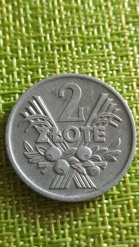 Польша 2 злотых 1973 г ( неплохое состояние )