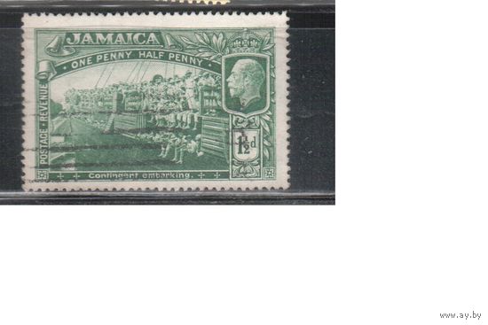 Ямайка-1919,(Мих.73)  гаш. , Британские колонии, Стандарт, Король, Война(одиночка)