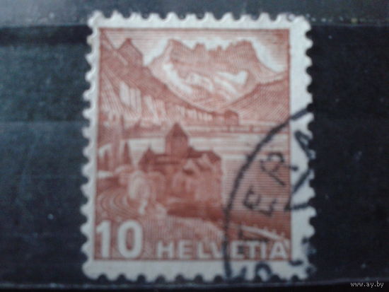 Швейцария 1939 Стандарт, ландшафт 10с