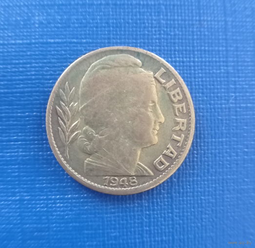 Аргентина 20 сентавос 1948 год