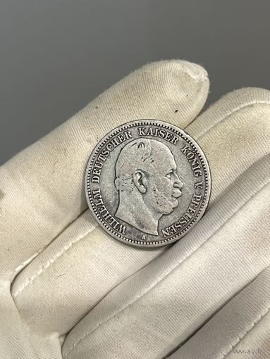 2 марки 1876 с рубля ! серебро!