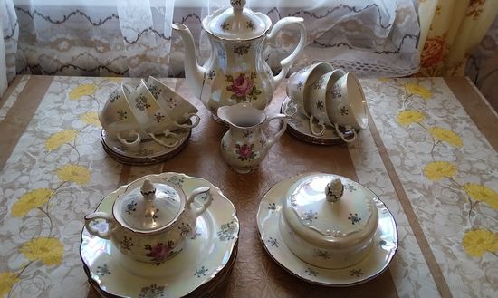 Чайный сервиз ГДР. Не пользовались. Кахла.