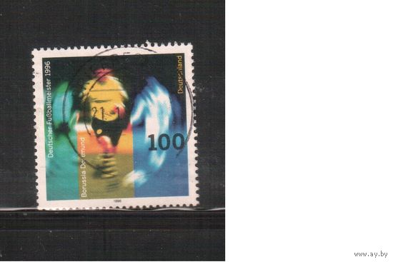 Германия-1996 (Мих.1879) гаш.  Спорт, Футбол, ФК "Боруссия"(одиночка)