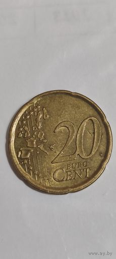 Испания 20 евроцентов 1999