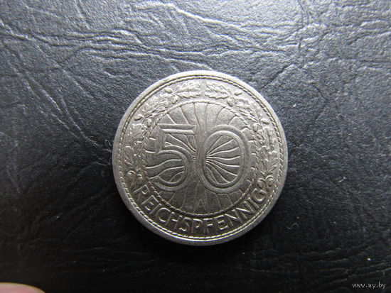 Германия. 50 пфеннигов. 1929A. С 20 копеек. Распродажа коллекции. Смотрите другие лоты.