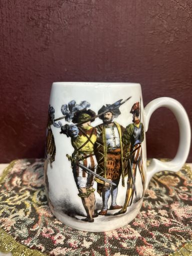 Старинная коллекционная кружка, Германия, клеймо, много лотов с рубля