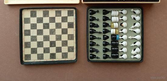 Дорожный походный набор Шашки - Шахматы (магнитные) Киев.