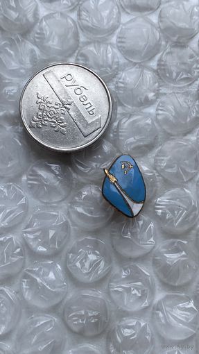 Значок космос , голубой, тяжелый