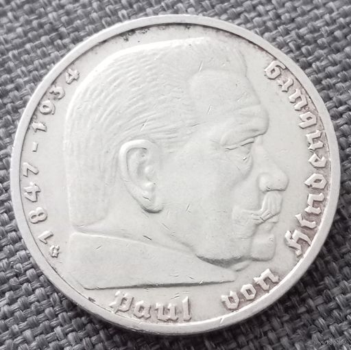 5 рейхсмарок 1939 G