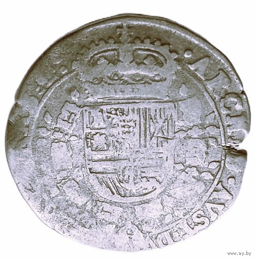 1/4 Талера Патагон 1645, Исп. Нидерланды, Брабант, четверти с датой пореже! в коллекцию!