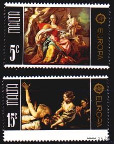 Мальта 1975. Европа, живопись. Mi # 512-13. MNH**