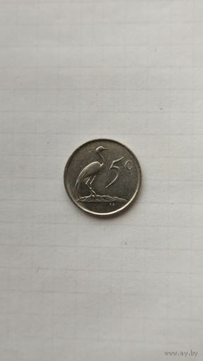 5 центов 1984 г. ЮАР