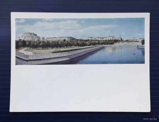 СССР 1964 ДМПК фото Панова. Минск. Набережная р.Свислочь. Чистая.