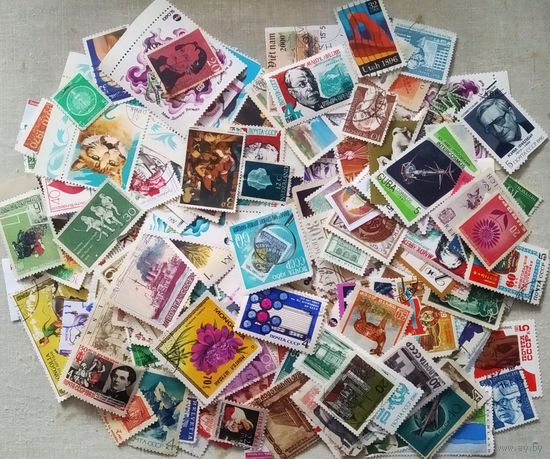 Марки с повреждениями - 300 шт.