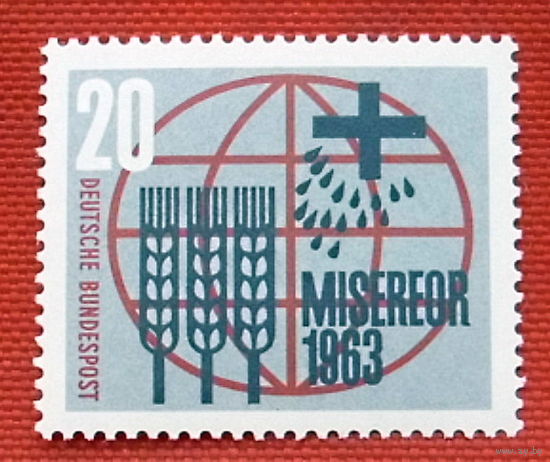 Германия. ФРГ. Конгресс Католической Церкви ( 1 марка ) 1963 года.