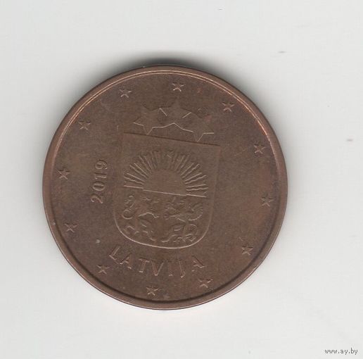 5 евроцентов Латвия 2019 Лот 8694