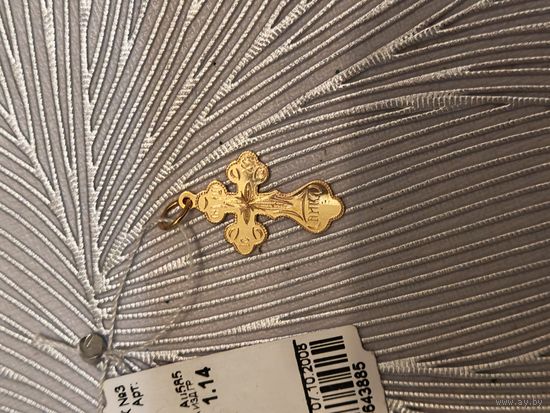 Крестик золотой